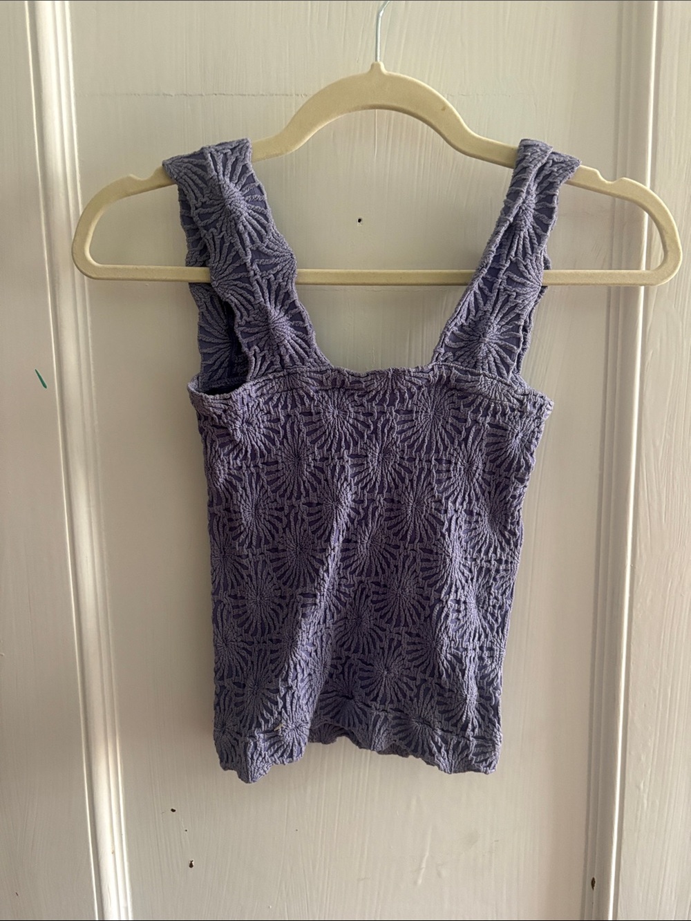 Free People Lavender Textured Knit Tank